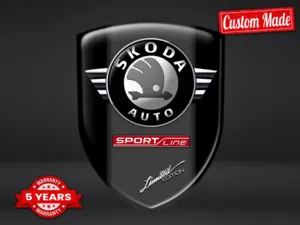 Skoda Autoaufkleber Tuning Universal Stern